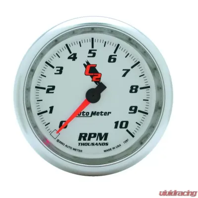 AutoMeter GAUGE; TACHOMETER; 3 3/8in.; 10K RPM; IN-DASH; C2 - 7297