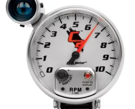 AutoMeter GAUGE; TACHOMETER; 5in.; 10K RPM; PEDESTAL W/EXT. SHIFT-LITE; C2