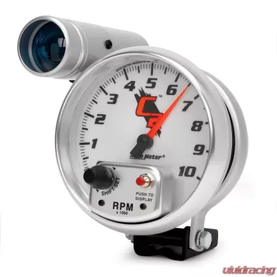 AutoMeter GAUGE; TACHOMETER; 5in.; 10K RPM; PEDESTAL W/EXT. SHIFT-LITE; C2 - 7299