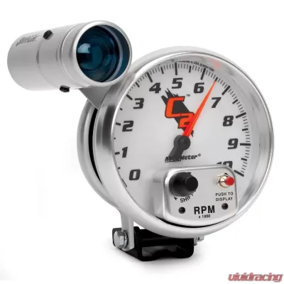 AutoMeter GAUGE; TACHOMETER; 5in.; 10K RPM; PEDESTAL W/EXT. SHIFT-LITE; C2 - 7299