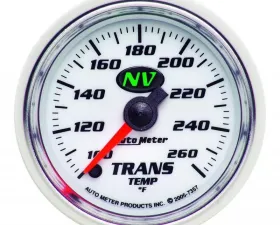 AutoMeter GAUGE; TRANSMISSION TEMP; 2 1/16in.; 100-260deg.F; DIGITAL STEPPER MOTOR; NV