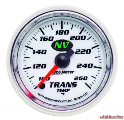 AutoMeter GAUGE; TRANSMISSION TEMP; 2 1/16in.; 100-260deg.F; DIGITAL STEPPER MOTOR; NV - 7357