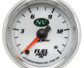 AutoMeter GAUGE; FUEL PRESSURE; 2 1/16in.; 15PSI; DIGITAL STEPPER MOTOR; NV