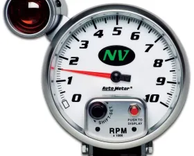 AutoMeter Gauge Tachometer 5inch 10k RPM Pedestal w/ extension Shift-Lite