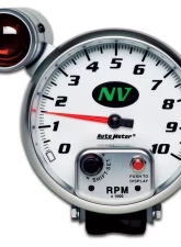 AutoMeter Gauge Tachometer 5inch 10k RPM Pedestal w/ extension Shift-Lite                                     - 7499 - Image 2