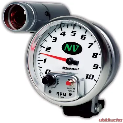 AutoMeter Gauge Tachometer 5inch 10k RPM Pedestal w/ extension Shift-Lite - 7499