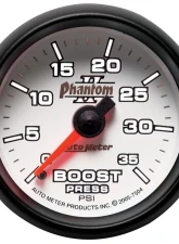 AutoMeter GAUGE; BOOST; 2 1/16in.; 35PSI; MECHANICAL; PHANTOM II                                     - 7504 - Image 2
