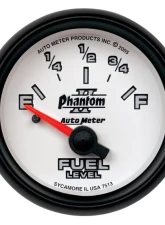 AutoMeter GAUGE; FUEL LEVEL; 2 1/16in.; 0OE TO 90OF; ELEC; PHANTOM II                                     - 7513 - Image 2