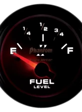 AutoMeter GAUGE; FUEL LEVEL; 2 1/16in.; 0OE TO 90OF; ELEC; PHANTOM II                                     - 7513 - Image 2