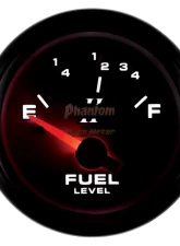 AutoMeter GAUGE; FUEL LEVEL; 2 1/16in.; 73OE TO 10OF; ELEC; PHANTOM II                                     - 7515 - Image 2
