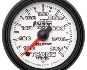AutoMeter GAUGE; TRANSMISSION TEMP; 2 1/16in.; 100-260deg.F; DIGITAL STEPPER MOTOR; PHANTO