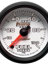 AutoMeter GAUGE; FUEL PRESSURE; 2 1/16in.; 100PSI; DIGITAL STEPPER MOTOR; PHANTOM II                                     - 7563 - Image 2