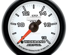 AutoMeter GAUGE; AIR/FUEL RATIO-WIDEBAND; ANALOG; 2 1/16in.; 8:1-18:1; STPR MTR; PHANTOM I