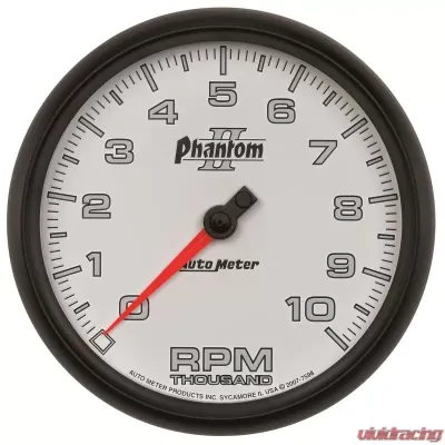 AutoMeter GAUGE; TACHOMETER; 5in.; 10K RPM; IN-DASH; PHANTOM II - 7598