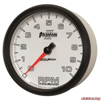 AutoMeter GAUGE; TACHOMETER; 5in.; 10K RPM; IN-DASH; PHANTOM II - 7598