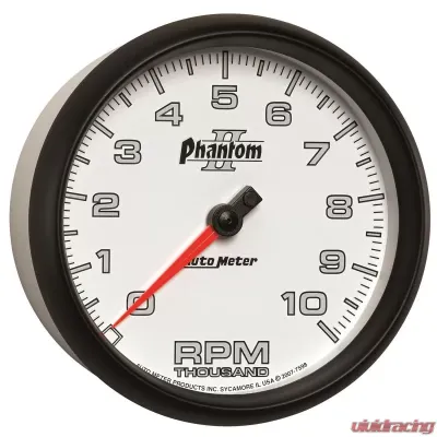 AutoMeter GAUGE; TACHOMETER; 5in.; 10K RPM; IN-DASH; PHANTOM II - 7598
