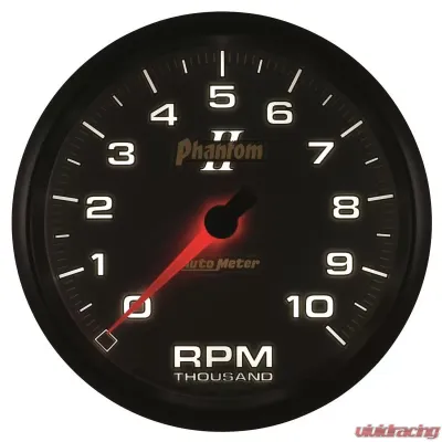 AutoMeter GAUGE; TACHOMETER; 5in.; 10K RPM; IN-DASH; PHANTOM II - 7598