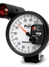 AutoMeter GAUGE; TACHOMETER; 5in.; 10K RPM; PEDESTAL W/EXT. SHIFT-LITE; PHANTOM II                                     - 7599 - Image 2