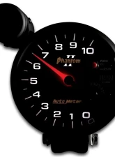AutoMeter GAUGE; TACHOMETER; 5in.; 10K RPM; PEDESTAL W/EXT. SHIFT-LITE; PHANTOM II                                     - 7599 - Image 3