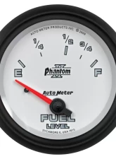 AutoMeter GAUGE; FUEL LEVEL; 2 5/8in.; 73OE TO 10OF; ELEC; PHANTOM II                                     - 7815 - Image 6