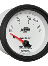 AutoMeter GAUGE; FUEL LEVEL; 2 5/8in.; 73OE TO 10OF; ELEC; PHANTOM II                                     - 7815 - Image 5