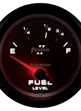AutoMeter GAUGE; FUEL LEVEL; 2 5/8in.; 73OE TO 10OF; ELEC; PHANTOM II                                     - 7815 - Image 4