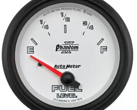 AutoMeter GAUGE; FUEL LEVEL; 2 5/8in.; 240OE TO 33OF; ELEC; PHANTOM II