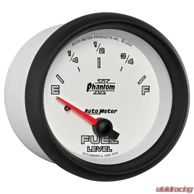 AutoMeter GAUGE; FUEL LEVEL; 2 5/8in.; 240OE TO 33OF; ELEC; PHANTOM II - 7816