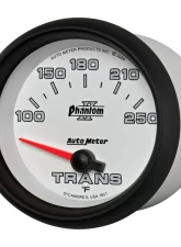 AutoMeter GAUGE; TRANSMISSION TEMP; 2 5/8in.; 100-250deg.F; ELECTRIC; PHANTOM II                                     - 7857 - Image 2