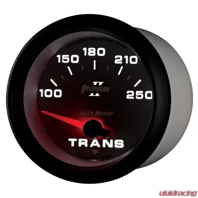 AutoMeter GAUGE; TRANSMISSION TEMP; 2 5/8in.; 100-250deg.F; ELECTRIC; PHANTOM II - 7857