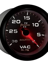 AutoMeter GAUGE; VACUUM; 2 5/8in.; 30INHG; MECHANICAL; PHANTOM II                                     - 7884 - Image 6