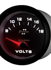 AutoMeter GAUGE; VOLTMETER; 2 5/8in.; 18V; ELECTRIC; PHANTOM II                                     - 7891 - Image 3
