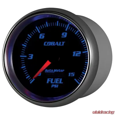 AutoMeter GAUGE; FUEL PRESSURE; 2 5/8in.; 15PSI; MECHANICAL; COBALT - 7911