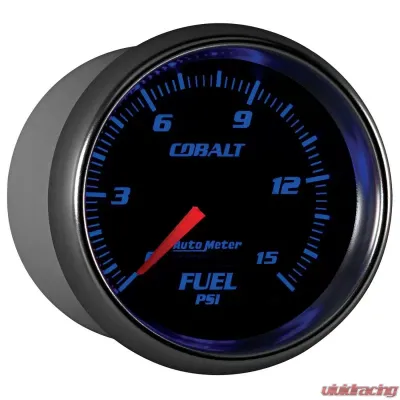 AutoMeter GAUGE; FUEL PRESSURE; 2 5/8in.; 15PSI; MECHANICAL; COBALT - 7911