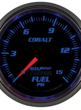 AutoMeter GAUGE; FUEL PRESSURE; 2 5/8in.; 15PSI; MECHANICAL; COBALT                                     - 7911 - Image 4