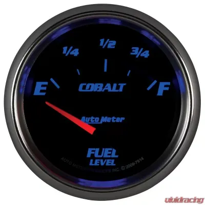 AutoMeter GAUGE; FUEL LEVEL; 2 5/8in.; 0OE TO 90OF; ELEC; COBALT - 7914