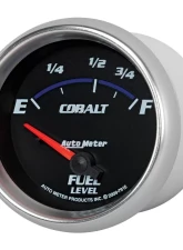 AutoMeter GAUGE; FUEL LEVEL; 2 5/8in.; 73OE TO 10OF; ELEC; COBALT                                     - 7915 - Image 2