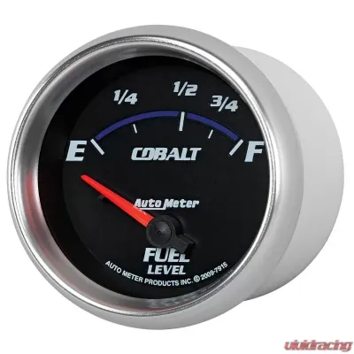 AutoMeter GAUGE; FUEL LEVEL; 2 5/8in.; 73OE TO 10OF; ELEC; COBALT - 7915