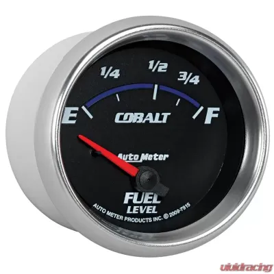 AutoMeter GAUGE; FUEL LEVEL; 2 5/8in.; 73OE TO 10OF; ELEC; COBALT - 7915