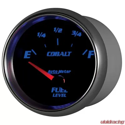 AutoMeter GAUGE; FUEL LEVEL; 2 5/8in.; 240OE TO 33OF; ELEC; COBALT - 7916