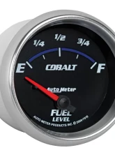 AutoMeter GAUGE; FUEL LEVEL; 2 5/8in.; 240OE TO 33OF; ELEC; COBALT                                     - 7916 - Image 5
