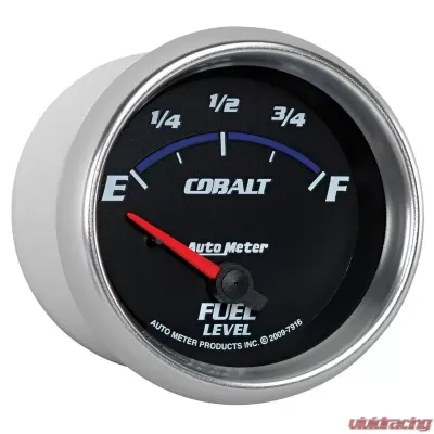 AutoMeter GAUGE; FUEL LEVEL; 2 5/8in.; 240OE TO 33OF; ELEC; COBALT - 7916