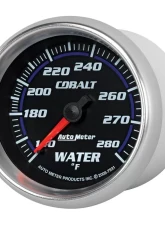 AutoMeter GAUGE; WATER TEMP; 2 5/8in.; 140-280deg.F; MECHANICAL; COBALT                                     - 7931 - Image 2