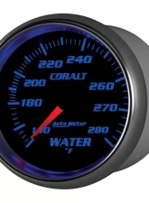 AutoMeter GAUGE; WATER TEMP; 2 5/8in.; 140-280deg.F; MECHANICAL; COBALT                                     - 7931 - Image 3