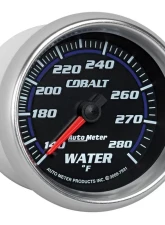 AutoMeter GAUGE; WATER TEMP; 2 5/8in.; 140-280deg.F; MECHANICAL; COBALT                                     - 7931 - Image 5