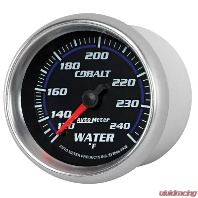 AutoMeter GAUGE; WATER TEMP; 2 5/8in.; 120-240deg.F; MECHANICAL; COBALT - 7932