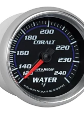 AutoMeter GAUGE; WATER TEMP; 2 5/8in.; 120-240deg.F; MECHANICAL; COBALT                                     - 7932 - Image 5