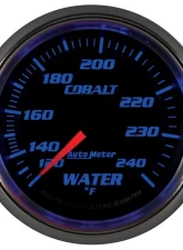 AutoMeter GAUGE; WATER TEMP; 2 5/8in.; 120-240deg.F; MECHANICAL; COBALT                                     - 7932 - Image 4