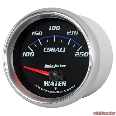 AutoMeter GAUGE; WATER TEMP; 2 5/8in.; 100-250deg.F; ELECTRIC; COBALT - 7937