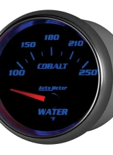 AutoMeter GAUGE; WATER TEMP; 2 5/8in.; 100-250deg.F; ELECTRIC; COBALT                                     - 7937 - Image 3